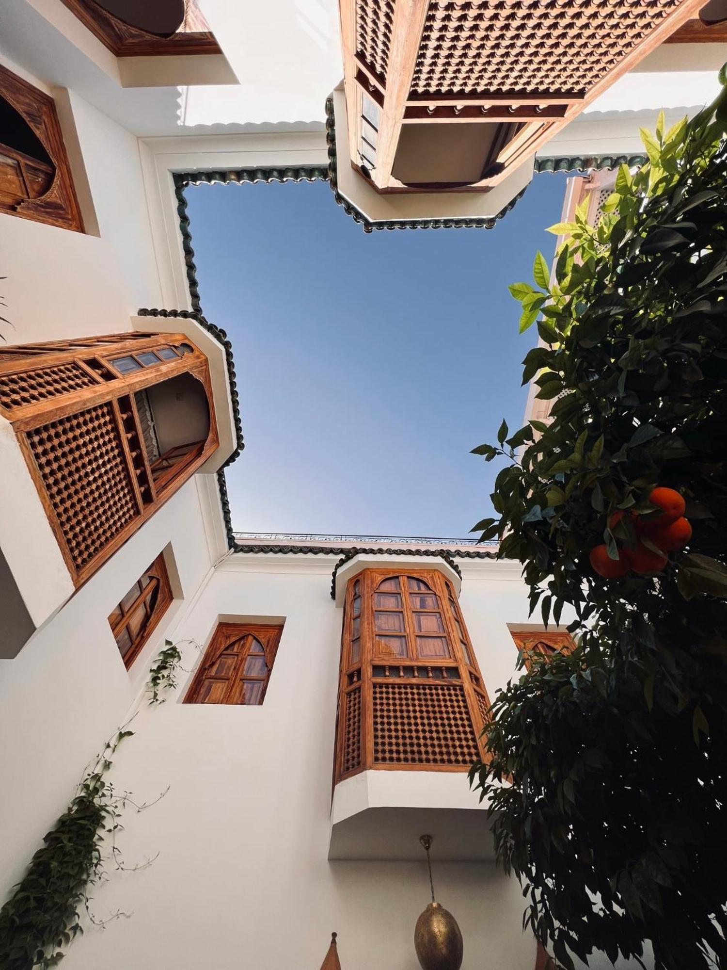 Riad Prive Sadaka Bassin Rooftop Marrakesh Exterior photo